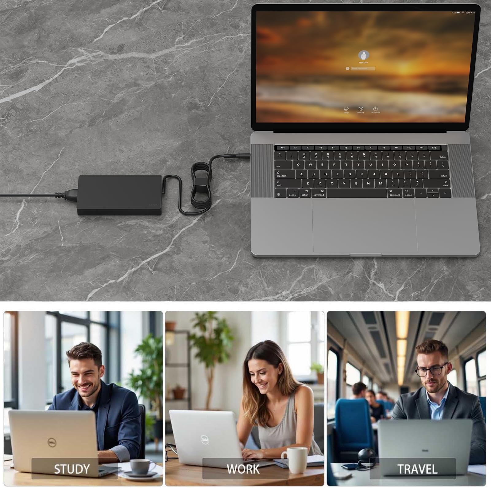 330 W Laptop zasilacz ładowarka do Dell Alienware M17 M18X R1 R2 R3 17 R1 R4 R5 R2 R3 X51 X17 Area-51m G15 5530 DA330PM190 LA330PM190 DA330 PM11111 LA330PM160 kabel do ładowania