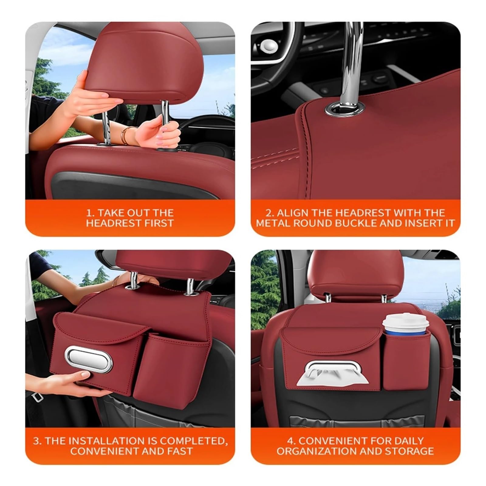 Rücksitz Organizer Auto Autositz-Rücken-Organizer