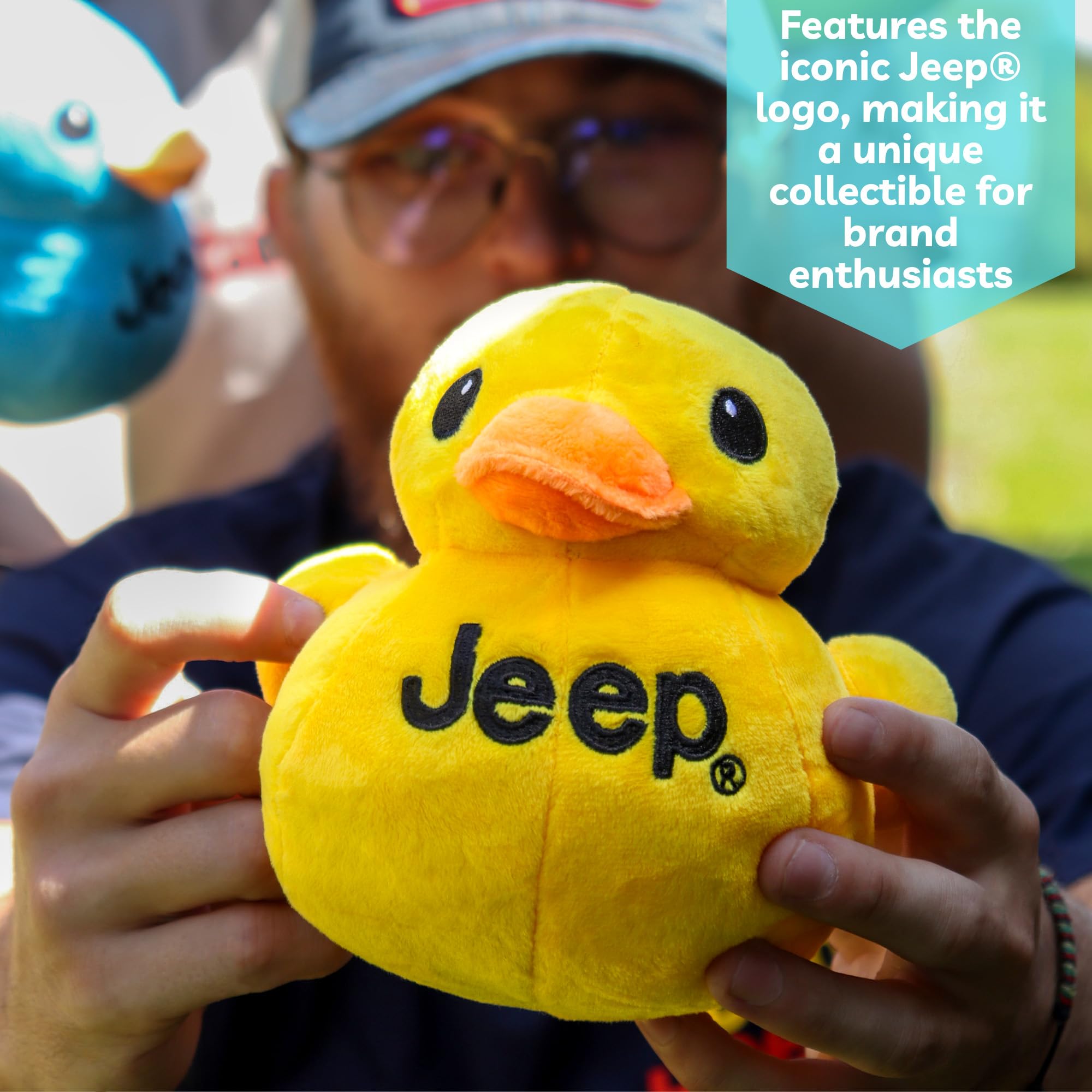 Amazon.co.jp: Jeep テキスト ロゴ アヒルのぬいぐるみ - 完璧な愛好家