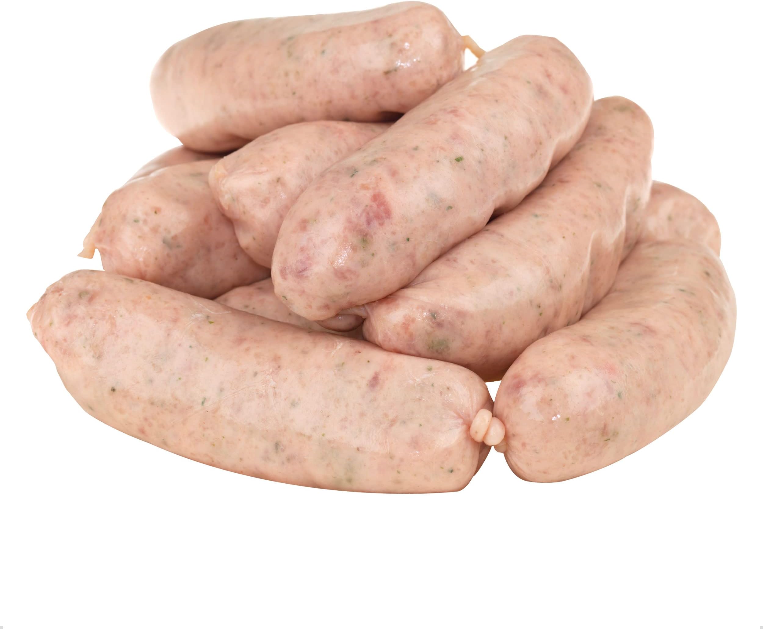 Irish Sausages, Flavoursome Pork Sausages Fresh, Big, Fat And Juicy, Suitable for Home Freezing, Filled Using Natural Pork Sausage Casing, Pack of 1.5kg