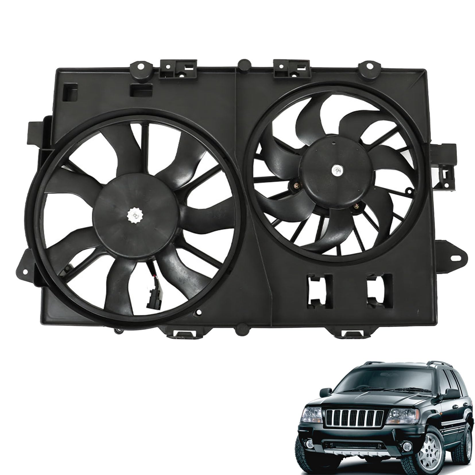 SEBLAFF Radiator Cooling Fan Replacement for Equinox 2006-2008 Replacement for Torrent 2006-2008