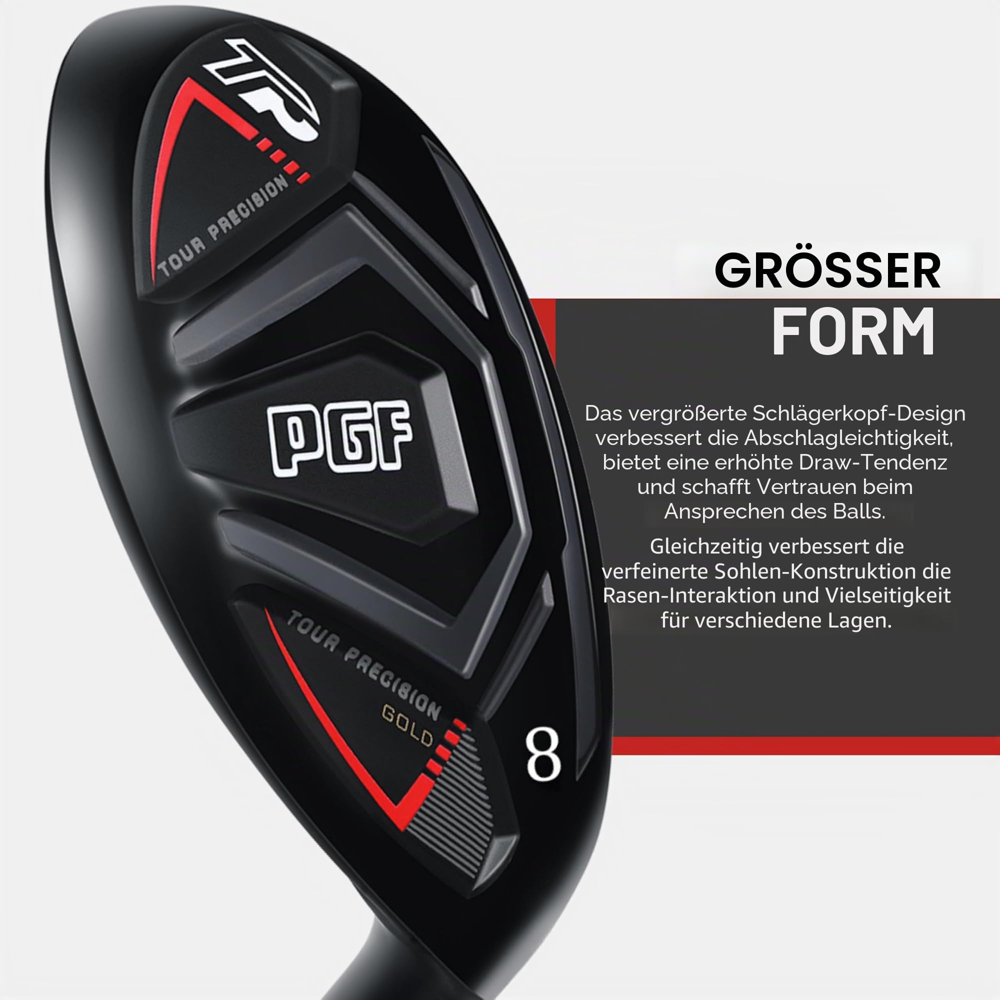 PGF Gold Tour Precision Hybrid Golfschläger [RH][Reg]