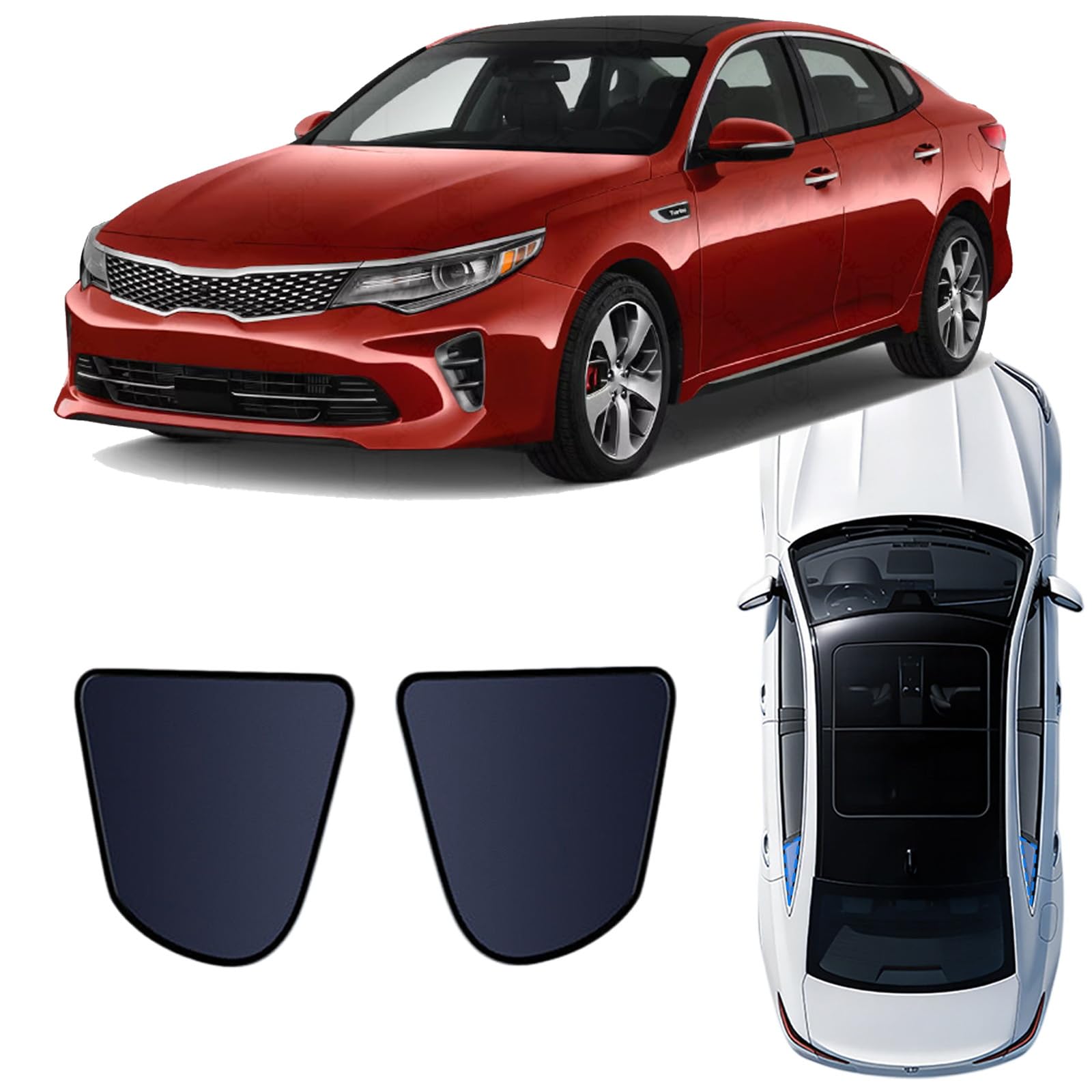 Protection solaire pour KIA K5 2015-2019 contre la chaleur et les UV