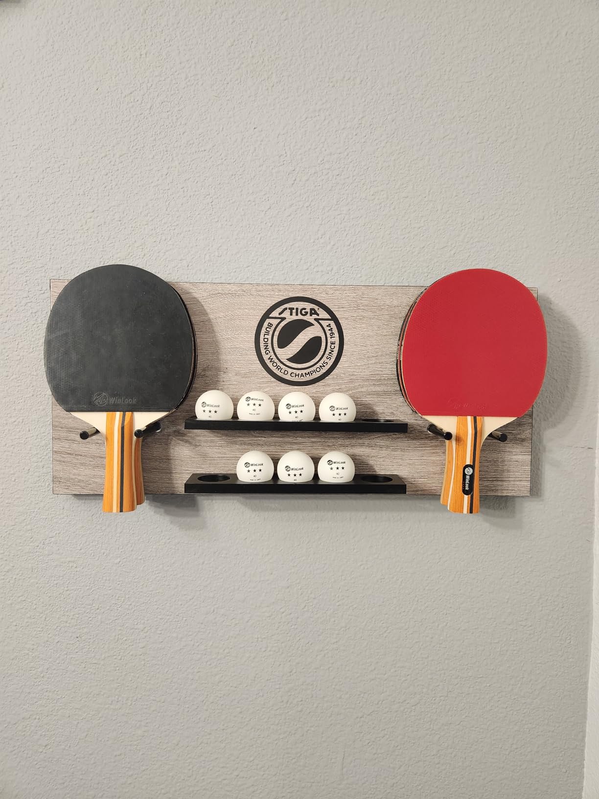 $9/mo - Finance STIGA Ping Pong Storage Wall Rack | Holds Up to 10 ...