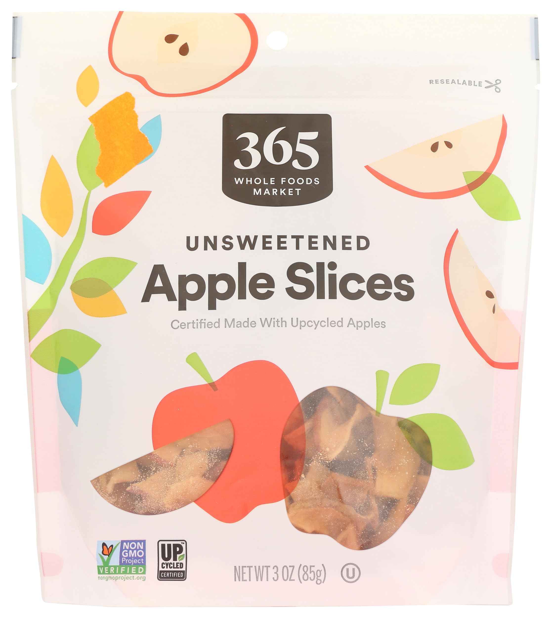 365 By Whole Foods Market, Apples Dried Upcycled Certified, 3 Ounce