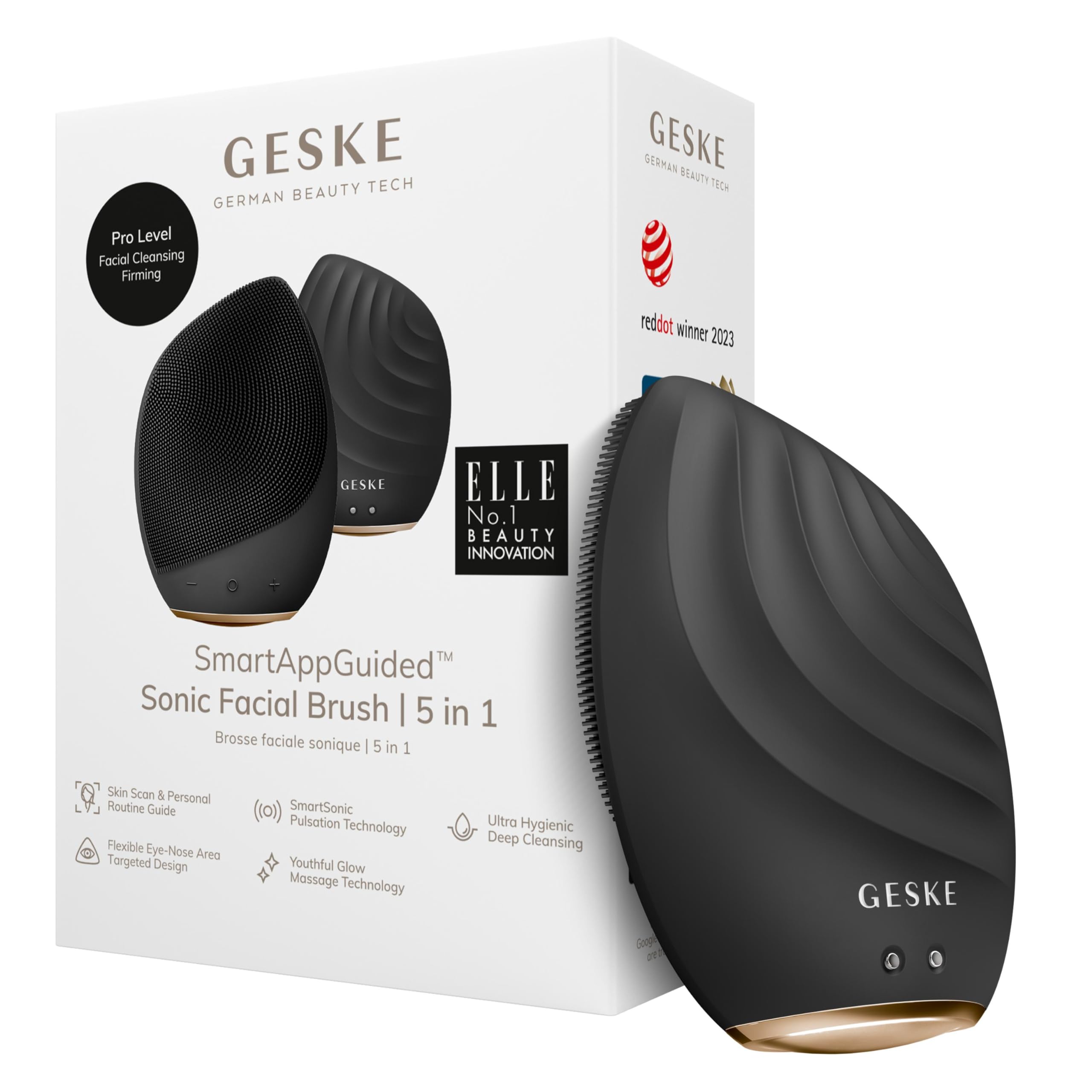 GESKE SmartAppGuided 美顔器 9 in 1 GESKE SmartAppGuided 美顔器 9 in 1 MicroNeedle Face Roller
