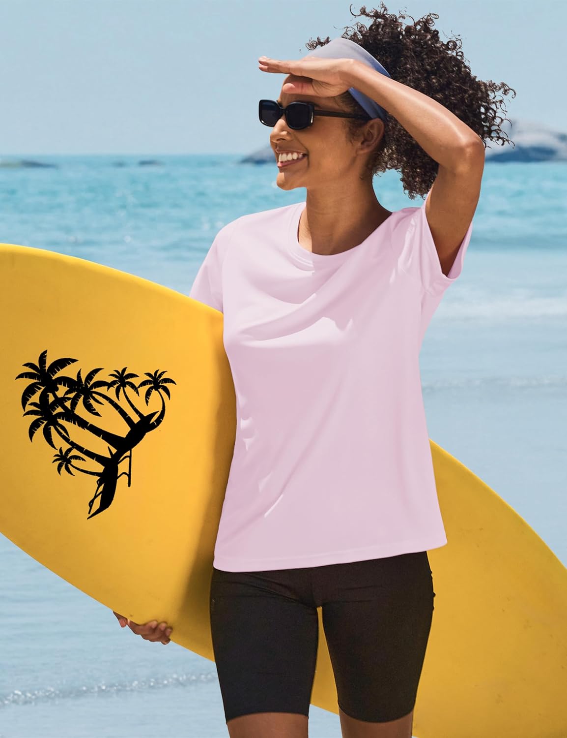 Cavva Womens Tshirt Moisture Wicking Exercise Short Sleeve Shirts Running Workout Athletic Top UPF 50+ Rush Guard - Image 6