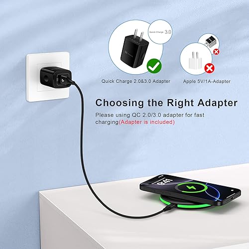 Miniatura 3 de Samsung S25 Edge - Cargador inalámbrico para Galaxy S25 Ultra S25+ S25 S24FE S24 S23 Z FoldFlip 6, estación de carga rápida de teléfono Android de