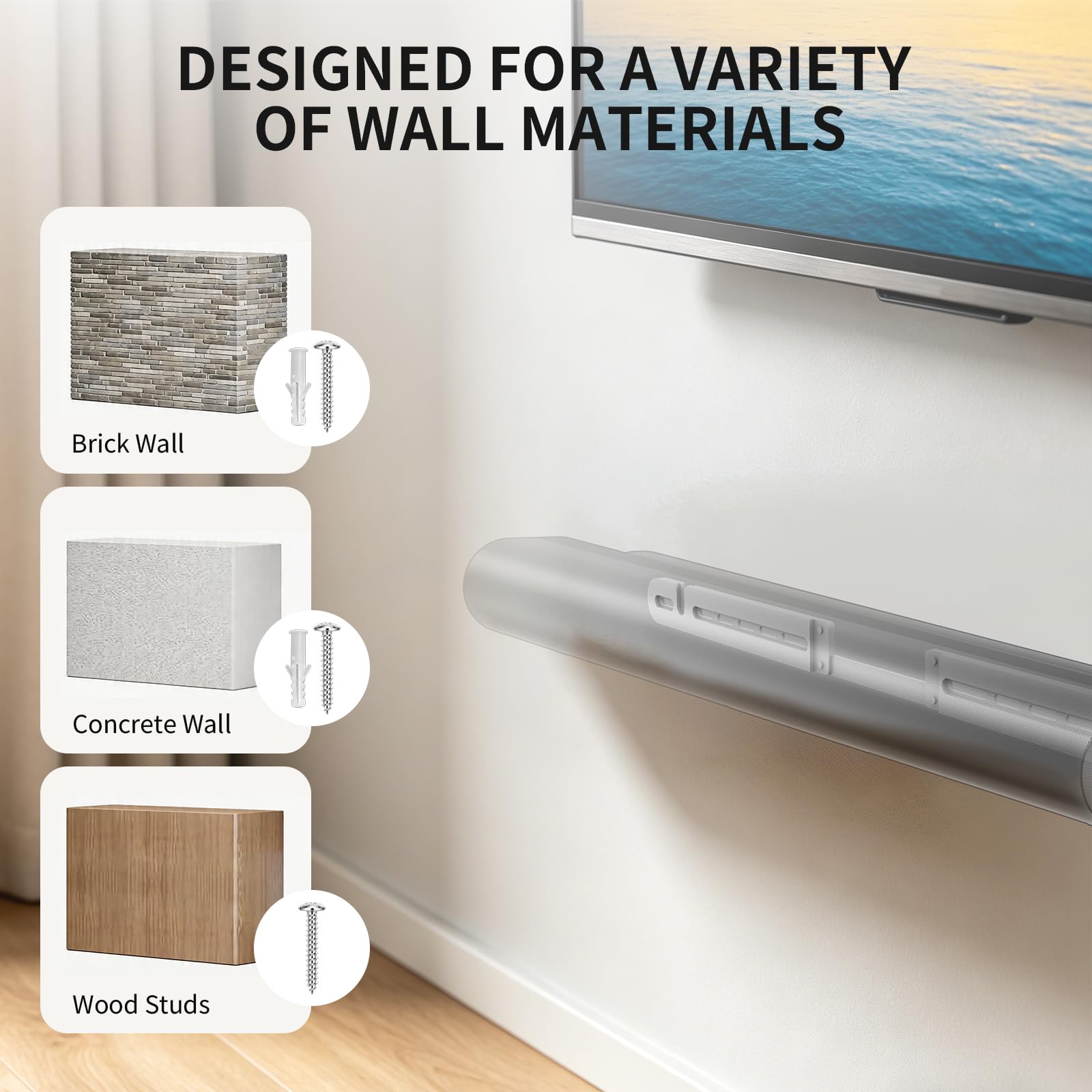 Amazon | WALI サウンドバー ウォールマウント Sonos ArcとSonos Arc