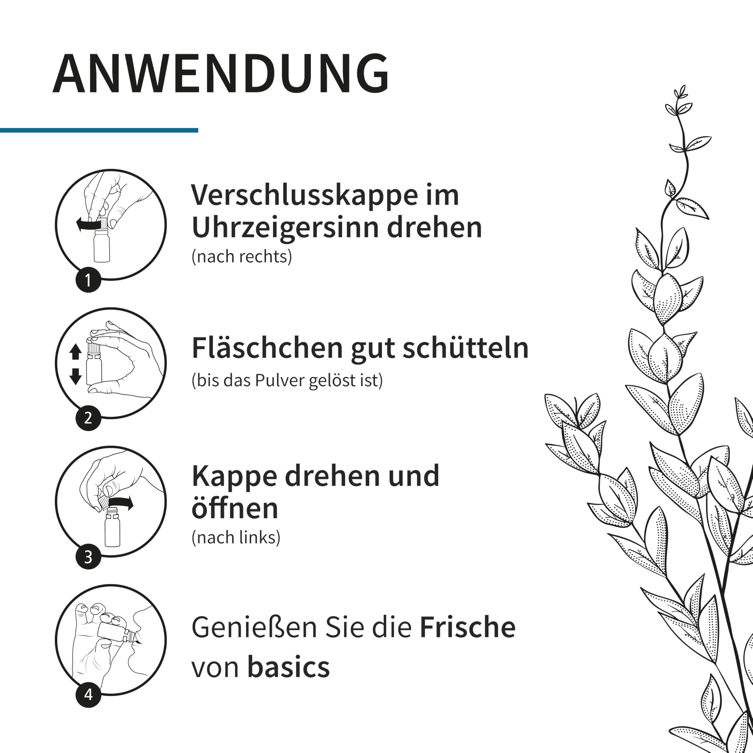basics B12 + B-Komplex mit allen 8 B-Vitaminen - Hochdosiert mit 500mcg Vitamin B12 - für mehr Energie und Unterstützung des Nervensystems - 30 Trinkflaschen - 10ml pro Tagesdosis – Vegan - 4er Pack