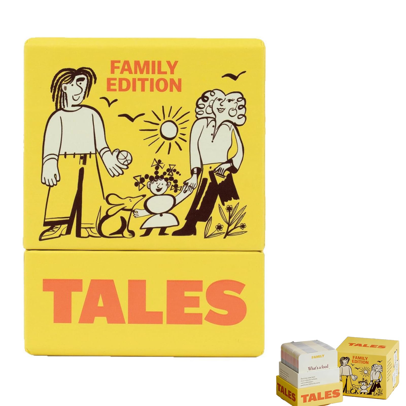 Elmsley Family Conversation Cards, Tales Cards,150 Meaningful Question Prompts, Family Bonding Card Games, Help build deeper connections for Families Couples Teens Adults