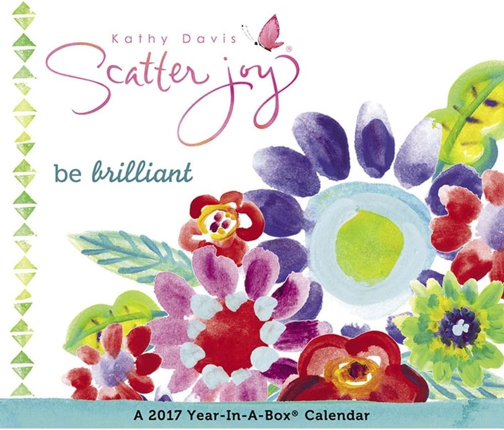 2017 Scatter Joy Page-A-day Box/Desk/Tear-Off Calendar