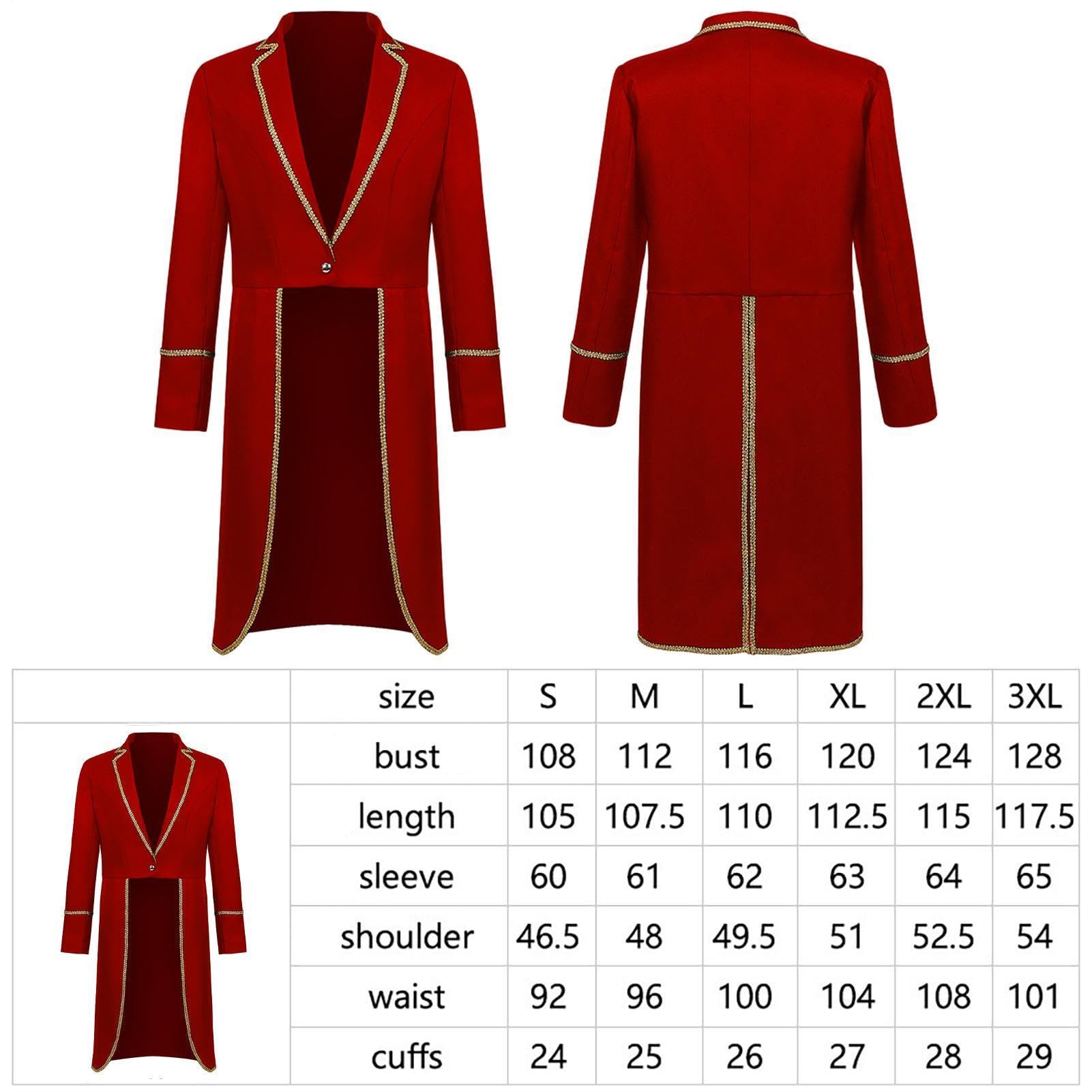 Steampunk - Chaqueta gótica vintage para hombre, disfraz de Halloween con