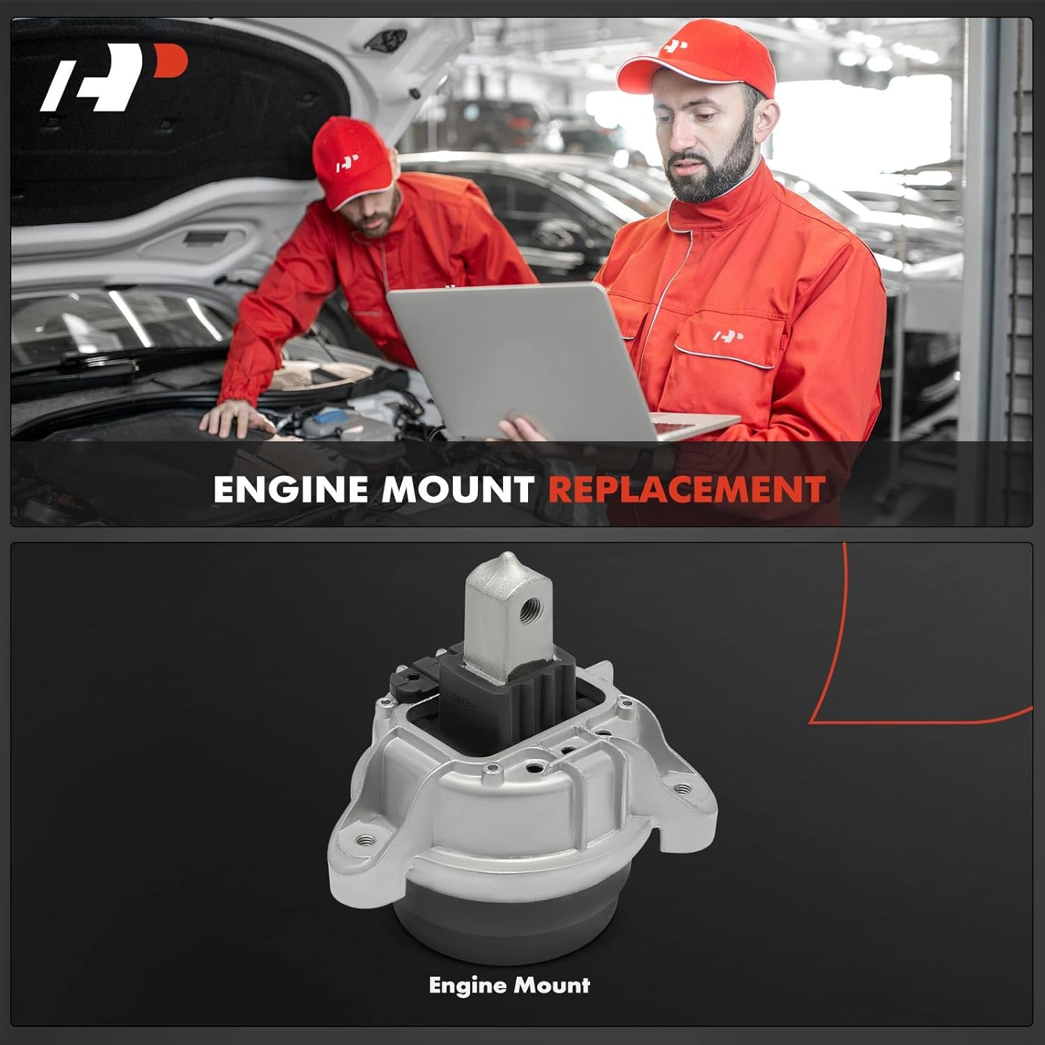 A-Premium Engine Motor Mount Compatible with BMW 528i 535i 2011-2016, 535i GT 2011-2017, 640i 2012-2018, 640i Gran Coupe 2013-2019, 740i 2010-2016, 740Li 2011-2015, 740Li xDrive 2013-2015