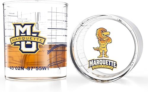 Miniatura 194 de Juego de vasos de whisky de la Universidad de Virginia Occidental (2 vasos de bola baja) – Contiene logotipo de West Virginia Mountaineers a todo