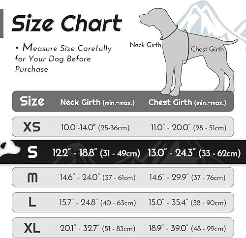 Miniatura 127 de Eagloo Arnés para perro de tamaño mediano, chaleco de servicio sin tirones con tiras reflectantes y asa de control, ajustable y cómodo para caminar