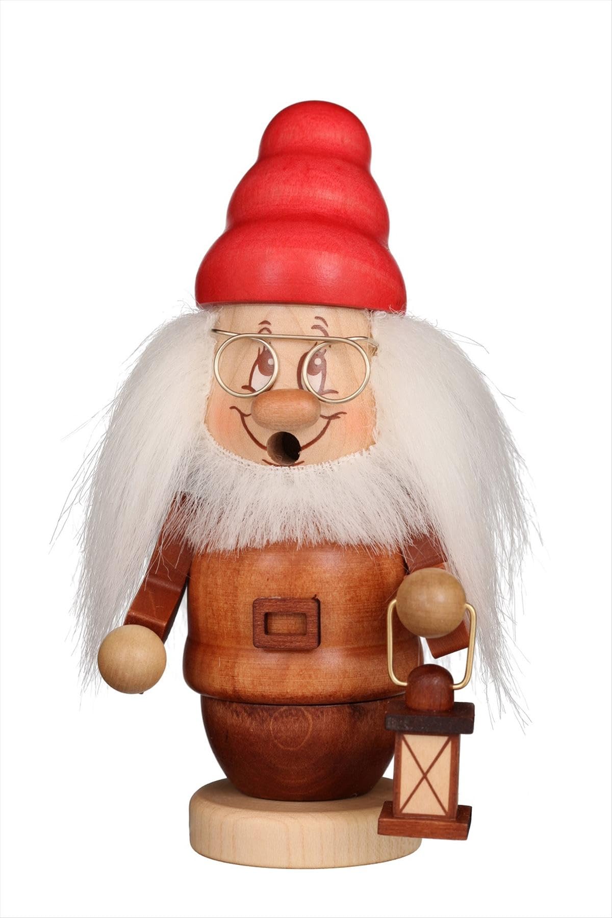 Mini Gnome Boss Christian Ulbricht statuette de collection en bois sculpté de 15 cm