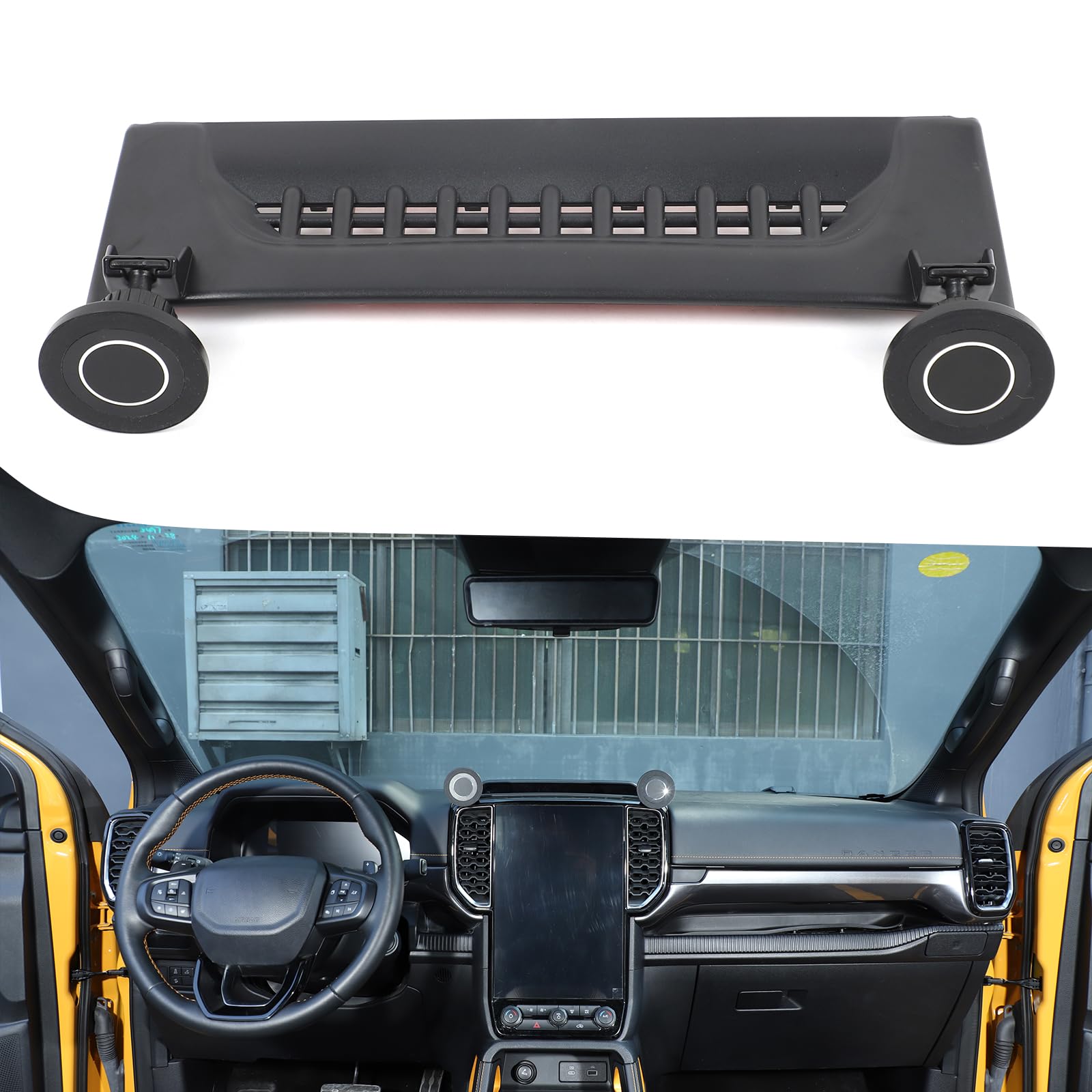 Supporto per cellulare compatibile con Ford Ranger (dal 2023) - Supporto magnetico per iPhone 17/16/15/14/13 Pro Max Plus e smartphone da 4-7 pollici