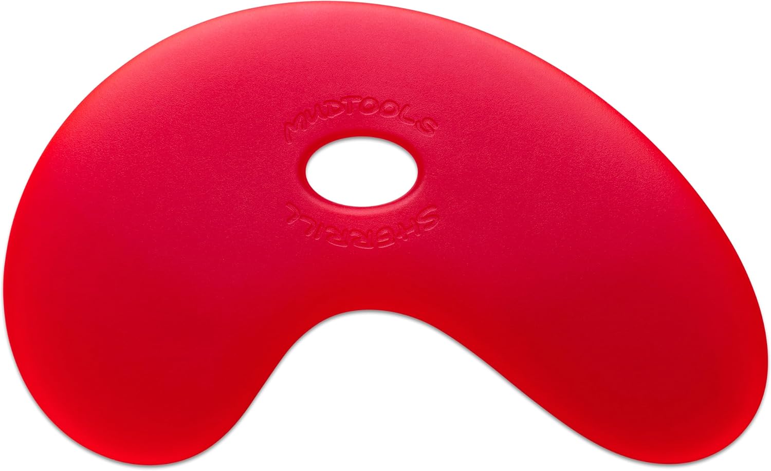 Mudtools Polymer Bowl Rib Red Small Very Soft - Ceramics, Pottery, Clay - PB-S-R