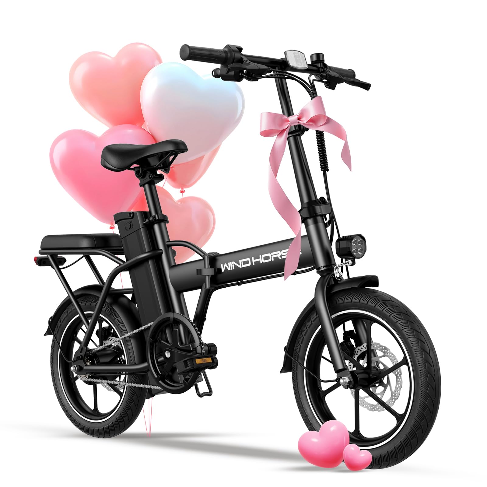 16"/ 20" Folding Electric Bike for Adults, 630W/ 983W Peak, Keyless Start
