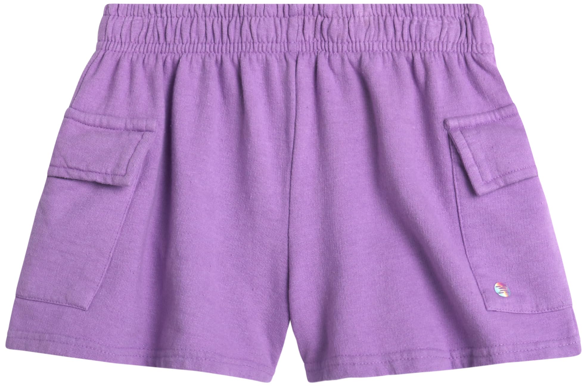 RBX Pantalones cortos activos para niña, pantalones cortos de forro polar de rendimiento con bolsillos, bonitos pantalones cortos cargo casuales de verano para niñas (5-12)