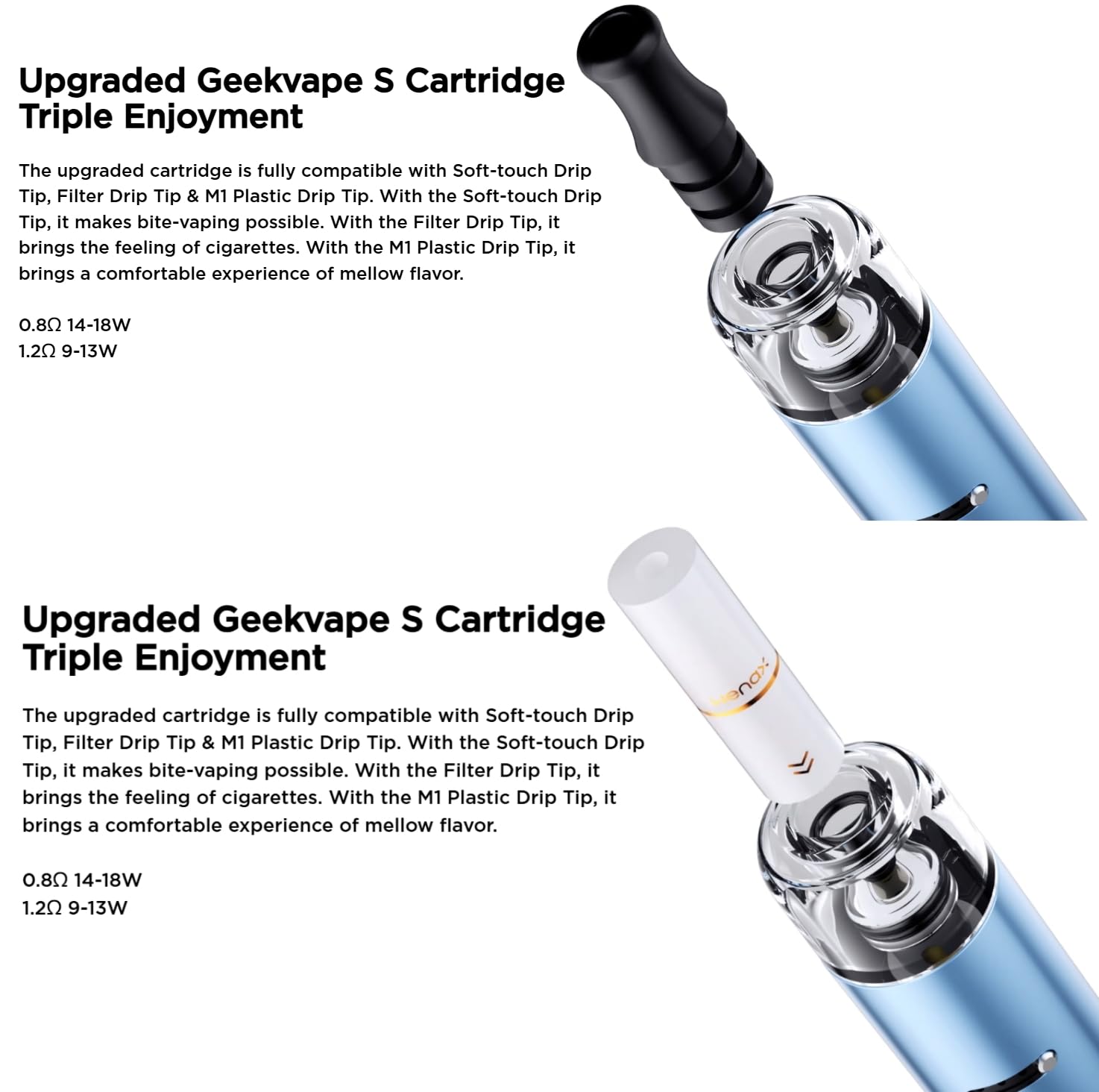 geekvape aegis solo 3 istruzioni WENAX S3 EVO | GEEKVAPE Wenax S3 EVO Pod Kit 18W 1100mAh Batteria | 2ml S  Pod Cartuccia 0.8ohm Vaporizzatore