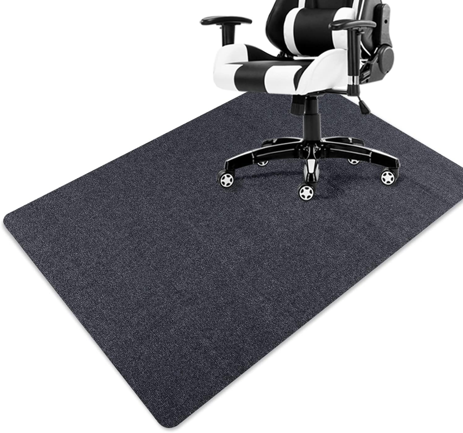FESHORY Office Chair Carpet Mat for Wooden Hard Floor & Ceramic Tile