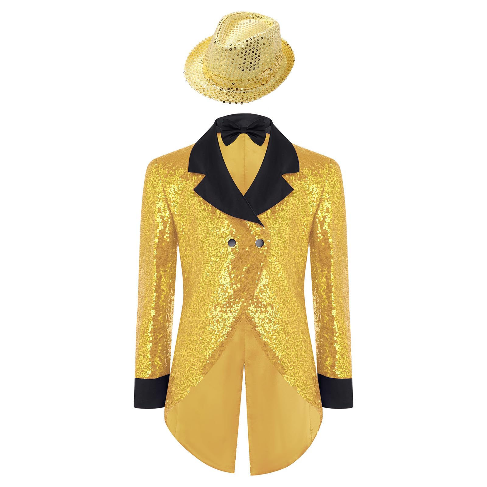 Abito Formale Bambini Bambini Giacca Formale Festa Laurea Giacca Giovanotti Abito Mago Nero Costume Mago Ragazzi Piccoli Battesimo