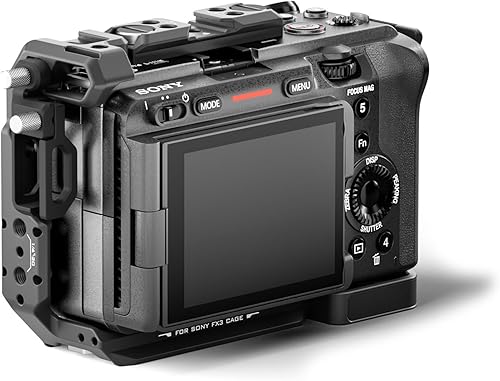 Miniatura 4 de Tilta Jaula completa para cámara FX3FX30 V2  Placa superior NATO Rail, zapata fría, 14 "-20 y 38" "-16  Diseño de tornillo de pulgar  Negro