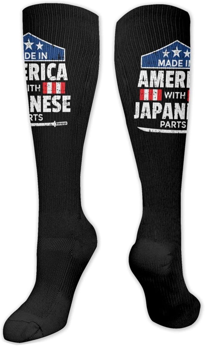 Made in America with Japanese Parts Socks For Women Men Compression