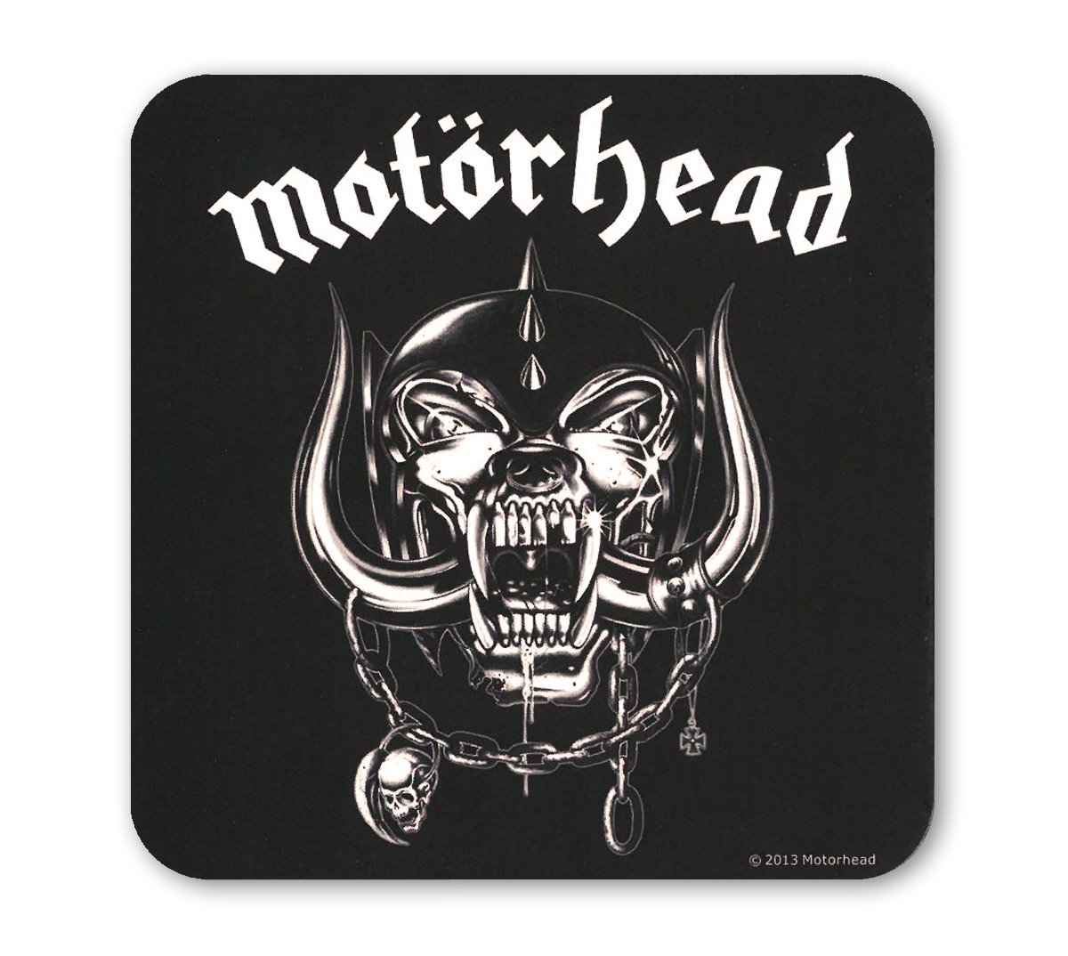 Klangundkleid.de Multicolor Logoshirt® Motörhead I Logo I Coaster I Drinks Mat I Cork I 10X10cm I Durable Print I Licensed Original Design