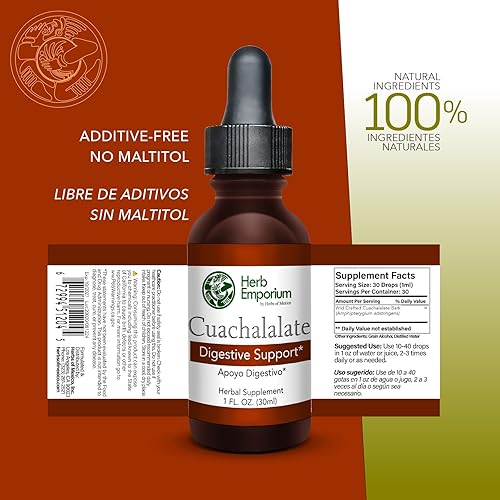 Miniatura 3 de Extracto de hierbas Cuachalalate 1 fl oz para apoyo digestivo