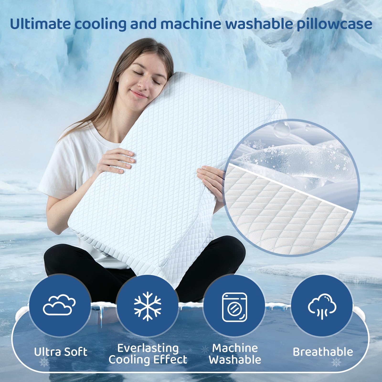 PYURIFAI Side Sleeper Pillow with Arm Hole – Adjustable Arm Pillow for Pain Reli - product photo