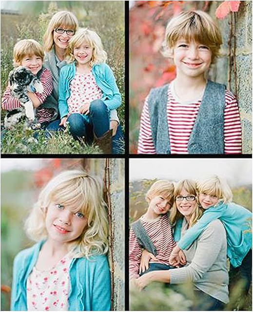 Personalised photo canvas collage Print Personalised Canvas Prints | Beautiful Photos on Canvas of Family and Pets | Custom Photo Canvas, Print Gifts for Special Occasions (20X20cmX1PC)