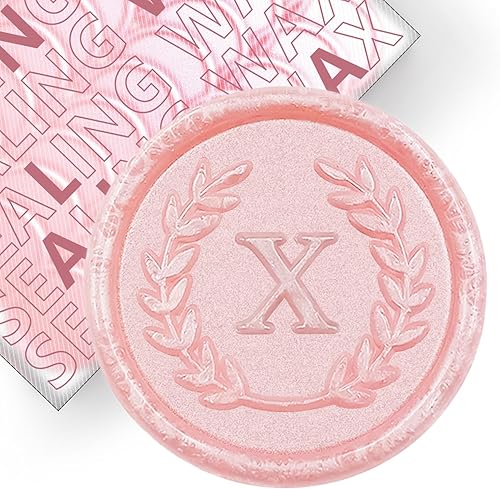 Miniatura 1 de 50 calcomanías adhesivas de cera con letra X, hechas a mano, sin necesidad de sellar, rasgar y usar calcomanías de cera para invitaciones de boda,