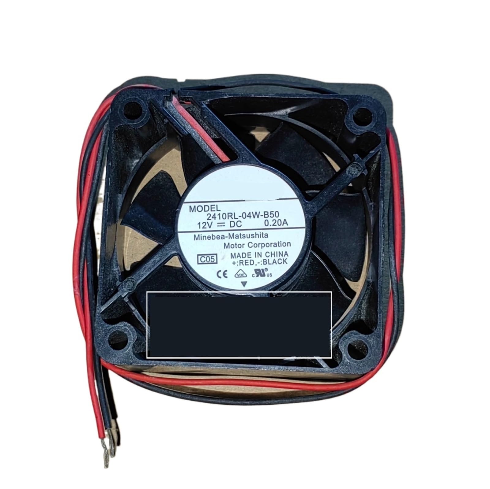 TYHUJKKL 2410RL-04W-B50 6025 12V 0.20A two-wire cooling fan