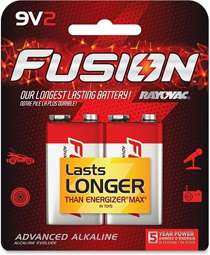 Miniatura 2 de Rayovac Fusion Advanced Pilas alcalinas, 9V, 2Pack