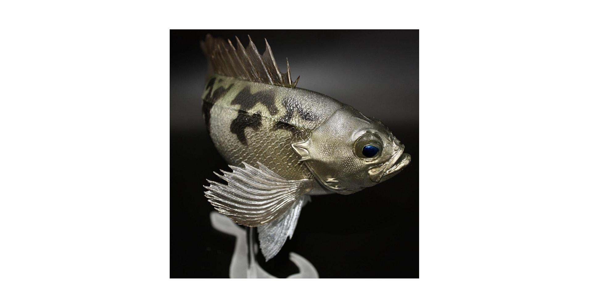 Amazon | メバル白 フィギュア 魚 模型 ハンドメイド レプリカ