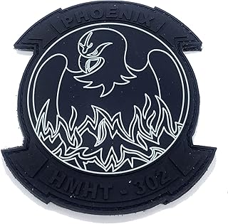 HMHT-302 Phoenix Blackout PVC Patch â€“ Hook and Loop