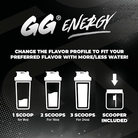 Gamer Supps GG Energy - Sploosh by CottontailVA (100 Servings) - Keto Friendly Gaming Energy and Nootropic Blend, Sugar Free + Caffeine + Vitamins + Immune Support, Powder Drink