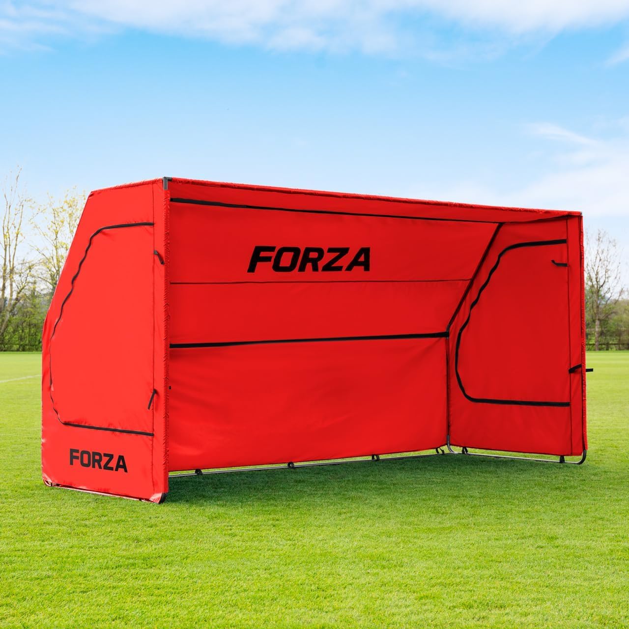 FORZA Ripari Panchine per Squadre da Calcio | Riparo Durevole E Portatile Sportivo – Panche Opzionali | 10 Colori