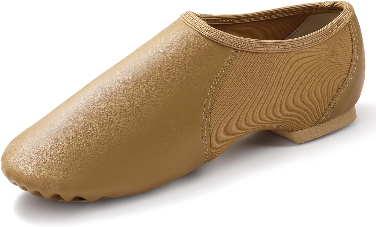 DWBH Unisex Jazz Shoe - PU Leather Slip-on Comfort