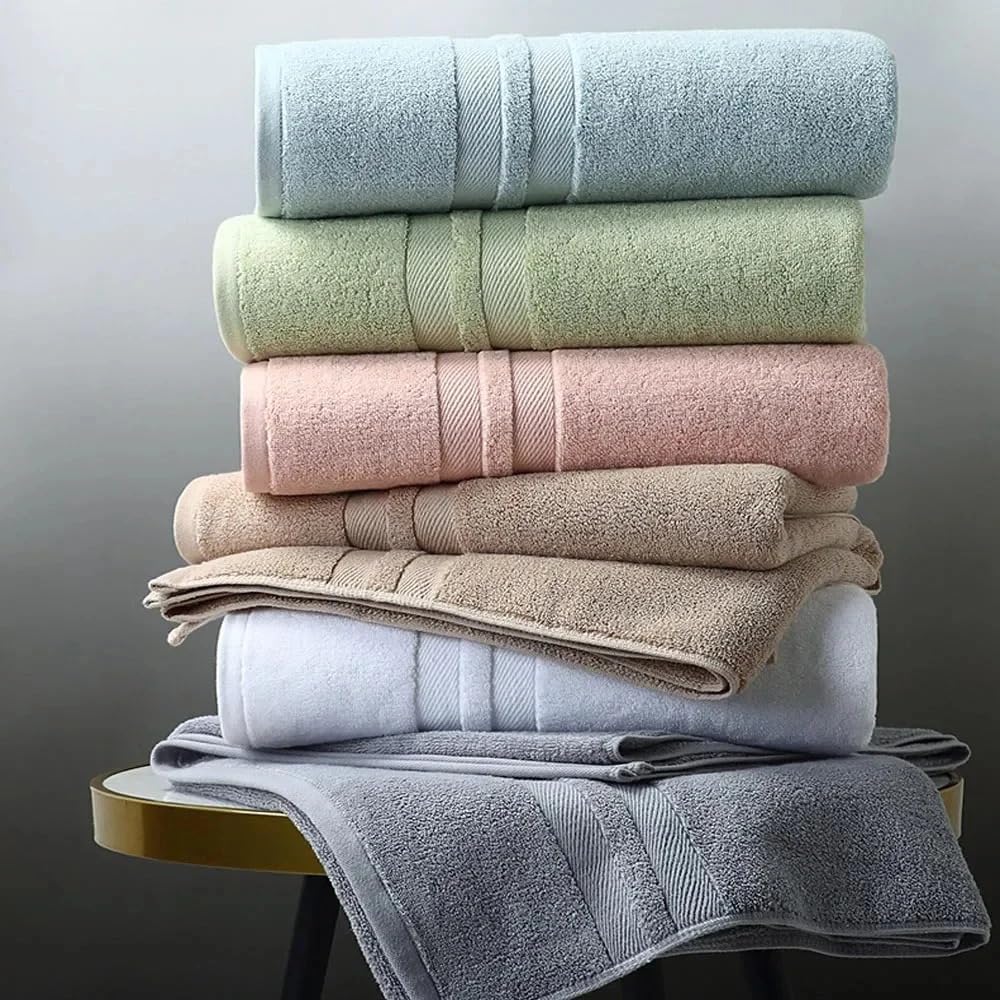IEK Personalized Name Home Bath Towel Custom Embroidered Monogrammed Cotton Bath Sheet Unique Party Gifts Towel with Names (Towels and Bath Towels)