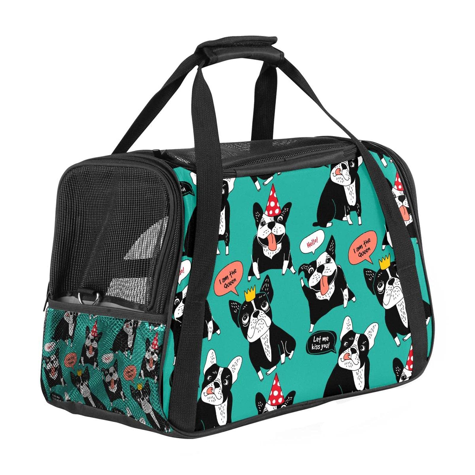 Sac de transport souple pour chat et chien pour voyager en avion sans stress