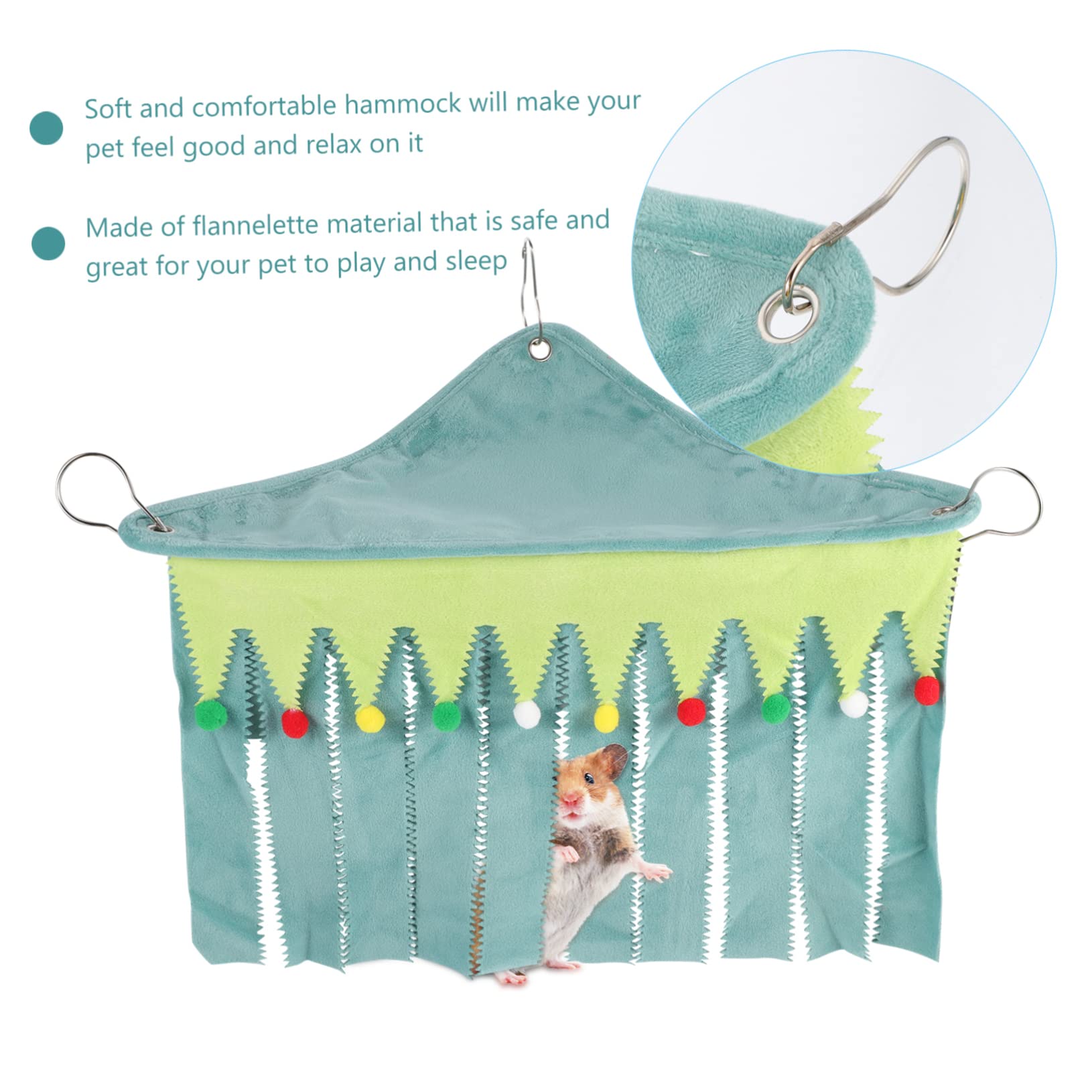 INOOMP 3pezzi Hammock Per Criceti e Piccoli Animali Rifugio Creativo Per Criceti Scoiattoli e Degu Per Giocare e Riposare Tutte Le Stagioni