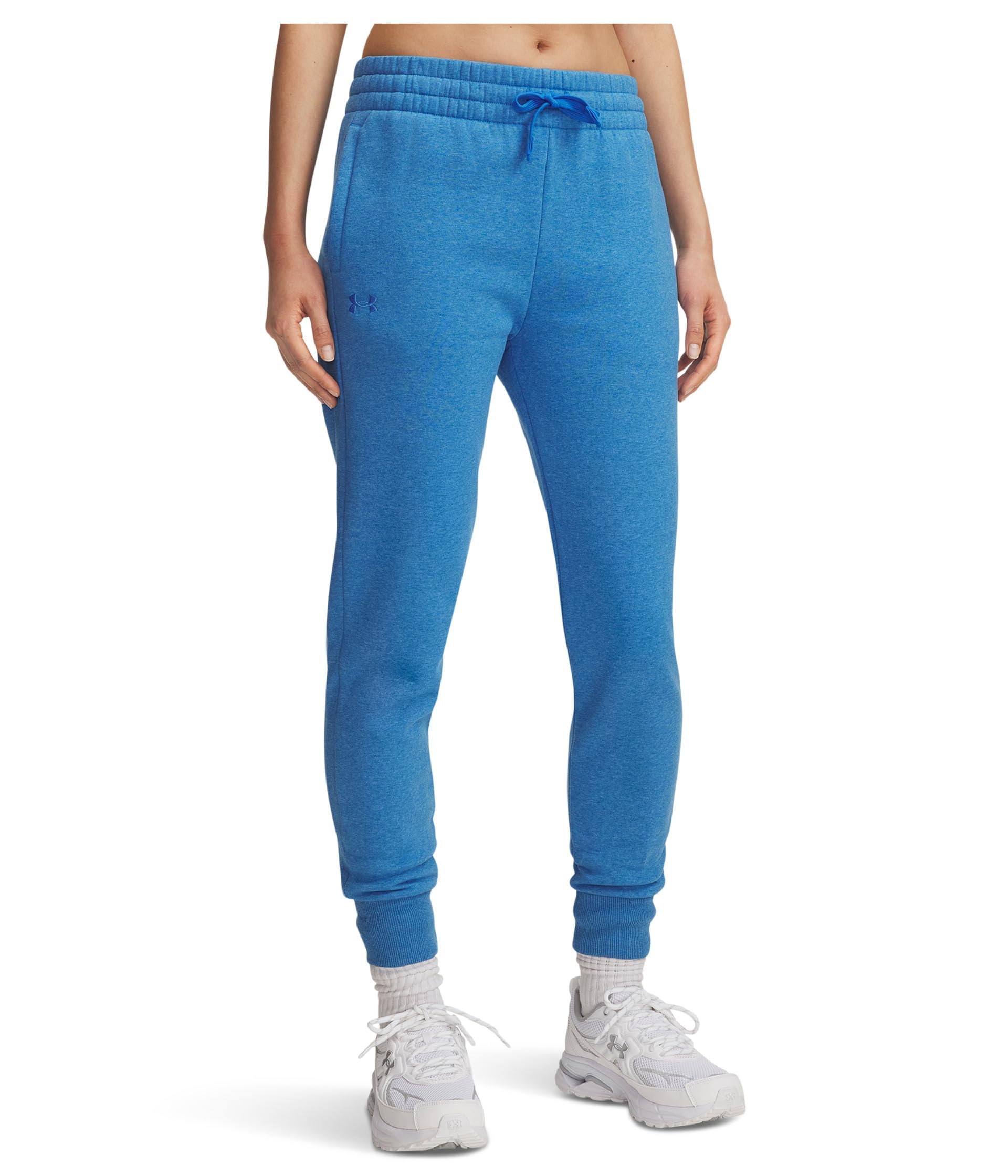 Under Armour Women's Rival Fleece Joggers, (402) Blue Atlantis Light Heather / / Blue Atlantis, XS