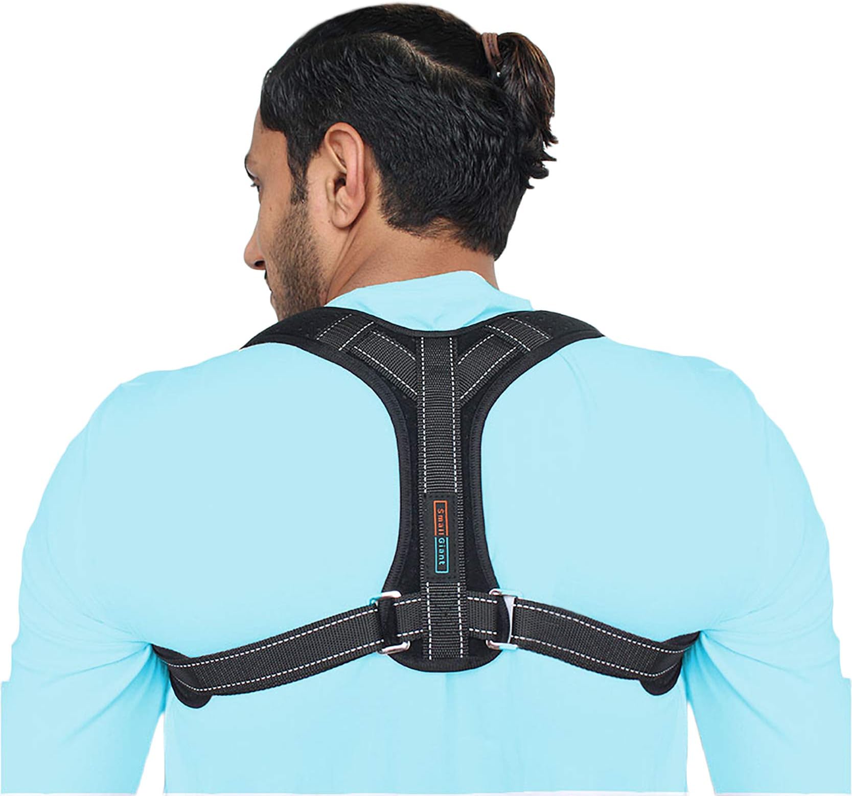 Posture Corrector Brace for Men & Women - Adjustable Upper Back Brace for Clavicle Support - Helps with Spine Alignment - Eliminates Slouching - Universal