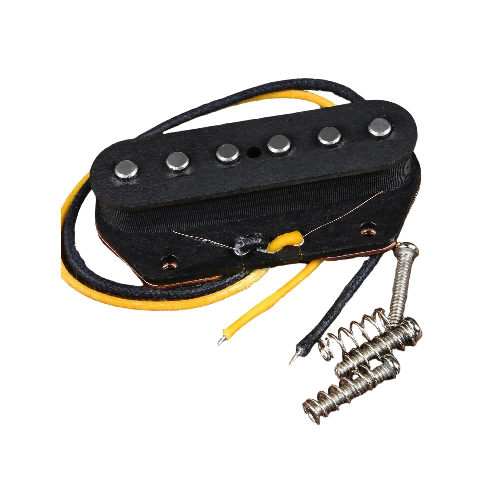 Pastillas De Guitarra Eléctrica Pastilla De Guitarra Alnico 5 | Piezas de guitarra negra de bobina única de puente