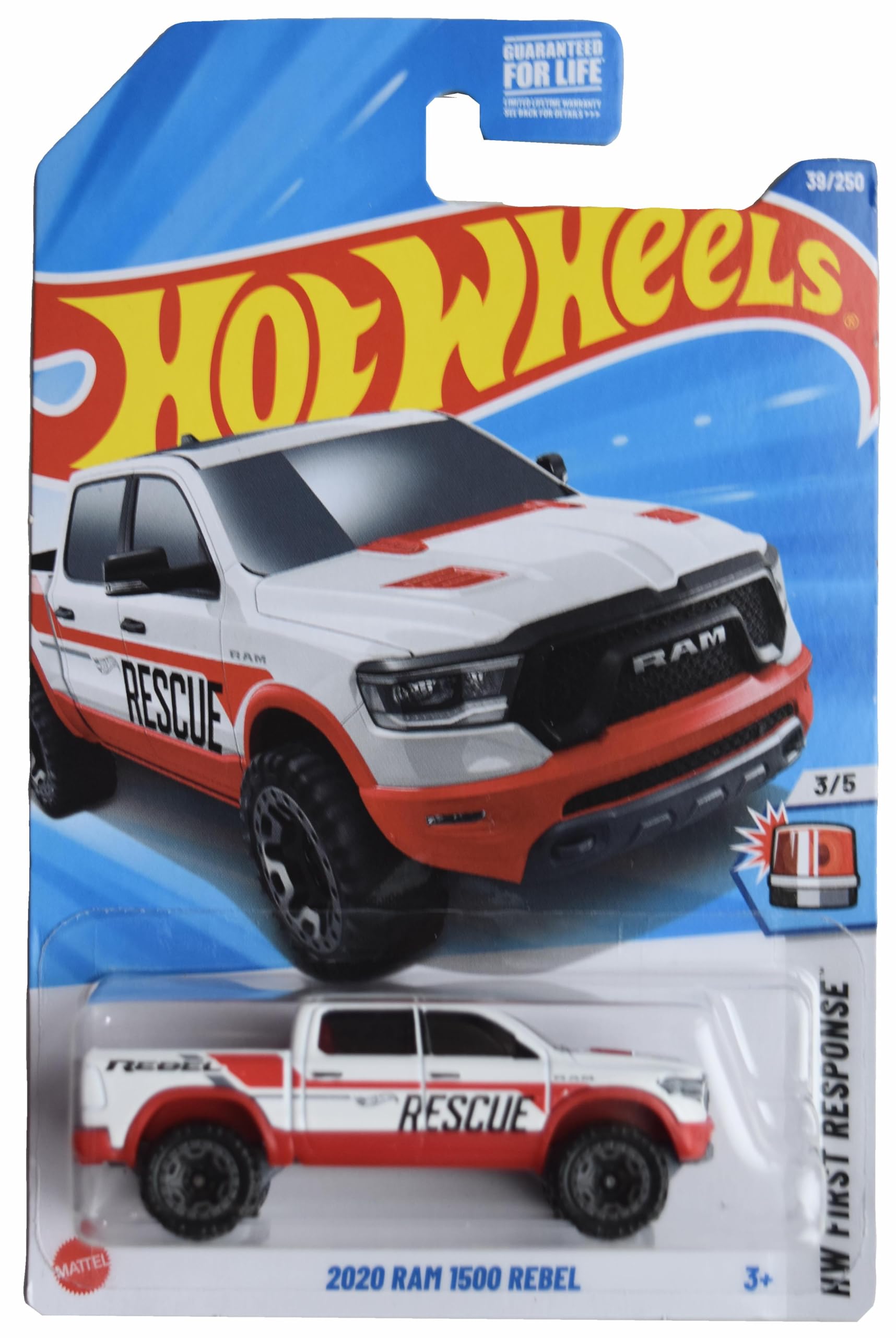 Amazon.com: Hot Wheels 2020 Ram 1500 Rebel, HW First Response 3/5