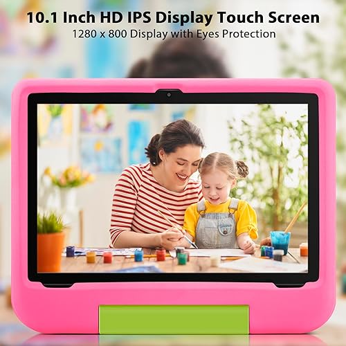 Miniatura 3 de Tableta para niños de 10 pulgadas, dispositivo Android 14 para niños pequeños, Octa-Core, 64GB, 5000mAh, WiFi 6 2.45GHz, pantalla IPS HD,